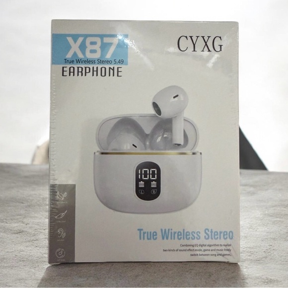 CYXG Other - X87 True Wireless Stereo Earphones - White